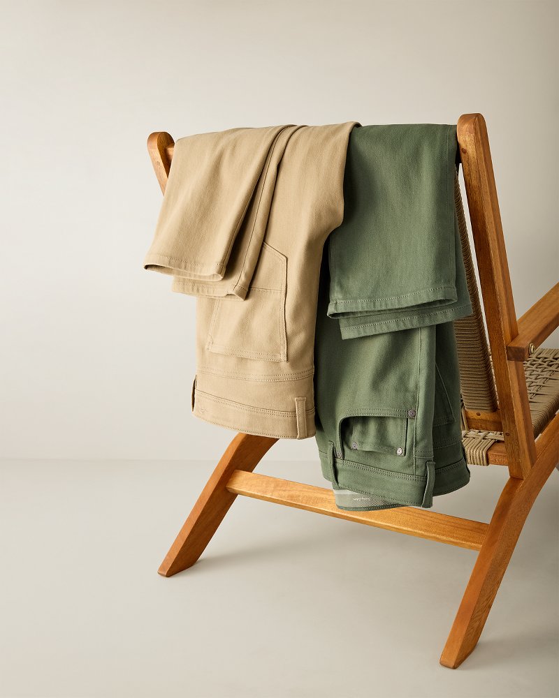 Big &amp; Tall Boracay Traveler 5-Pocket Pants - Palm Moss
