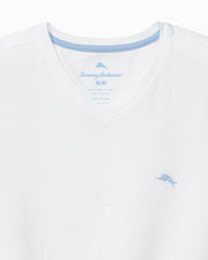 Big &amp; Tall New Bali Skyline V-Neck T-Shirt - White