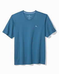 Big &amp; Tall New Bali Skyline V-Neck T-Shirt - Dutch Blue