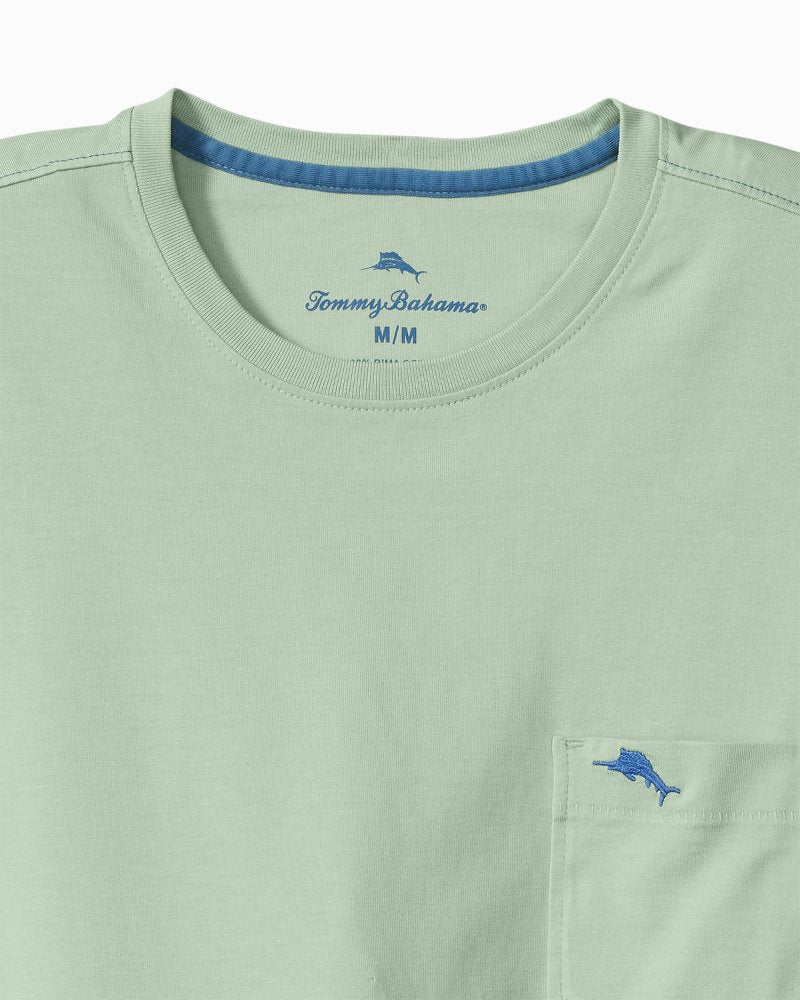 Big &amp; Tall Bali Skyline Long-Sleeve T-Shirt - Silky Green