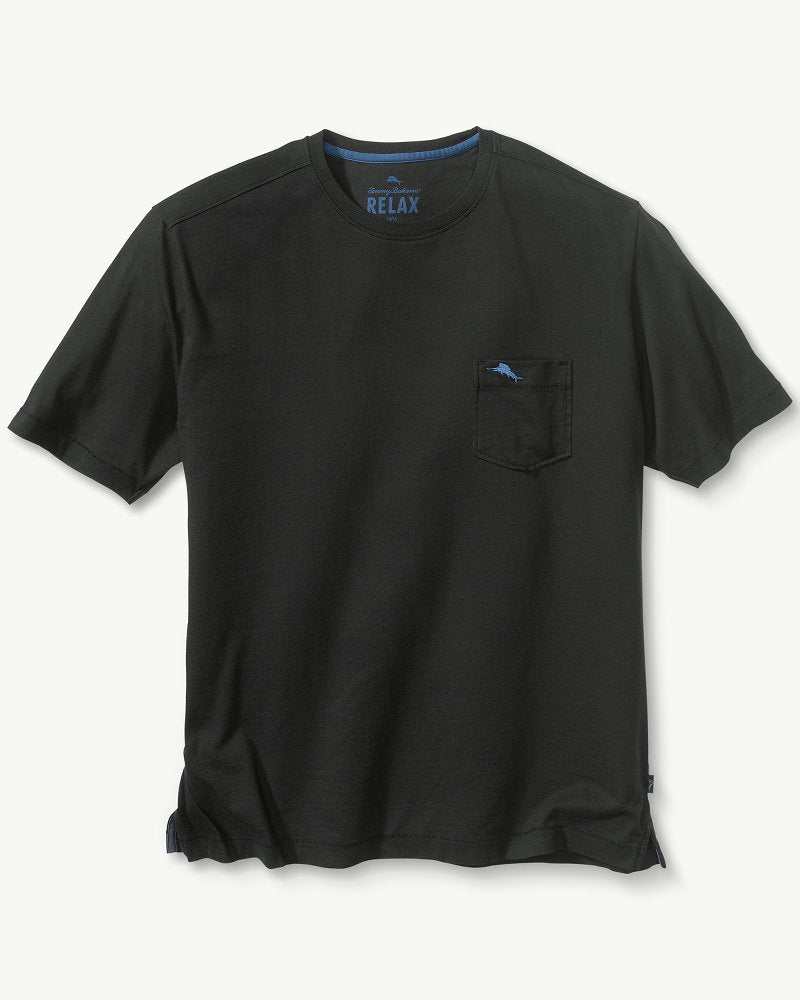 Big &amp; Tall Bali Skyline T-Shirt - Black
