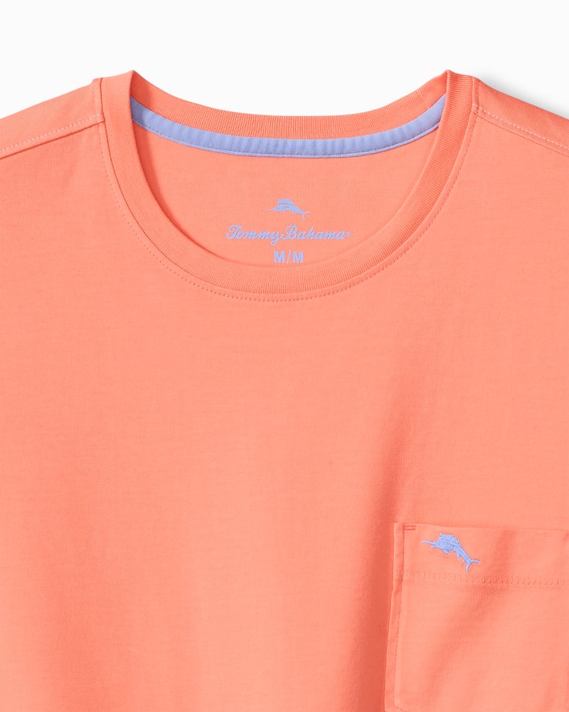 Big &amp; Tall Bali Skyline T-Shirt - Passion Peach