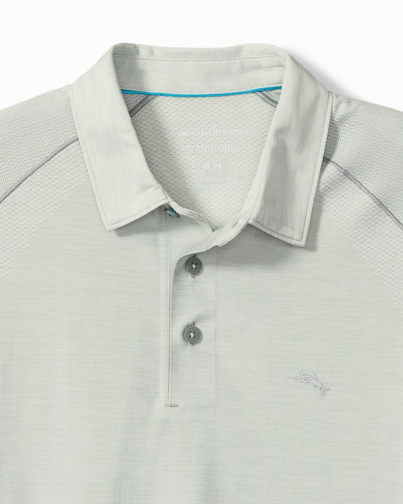 Big &amp; Tall Palm Coast Pro IslandZone Polo - Summer Grey