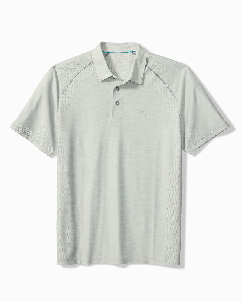 Big &amp; Tall Palm Coast Pro IslandZone Polo - Summer Grey
