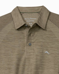 Big &amp; Tall Palm Coast Pro IslandZone Polo - Brindle Taupe