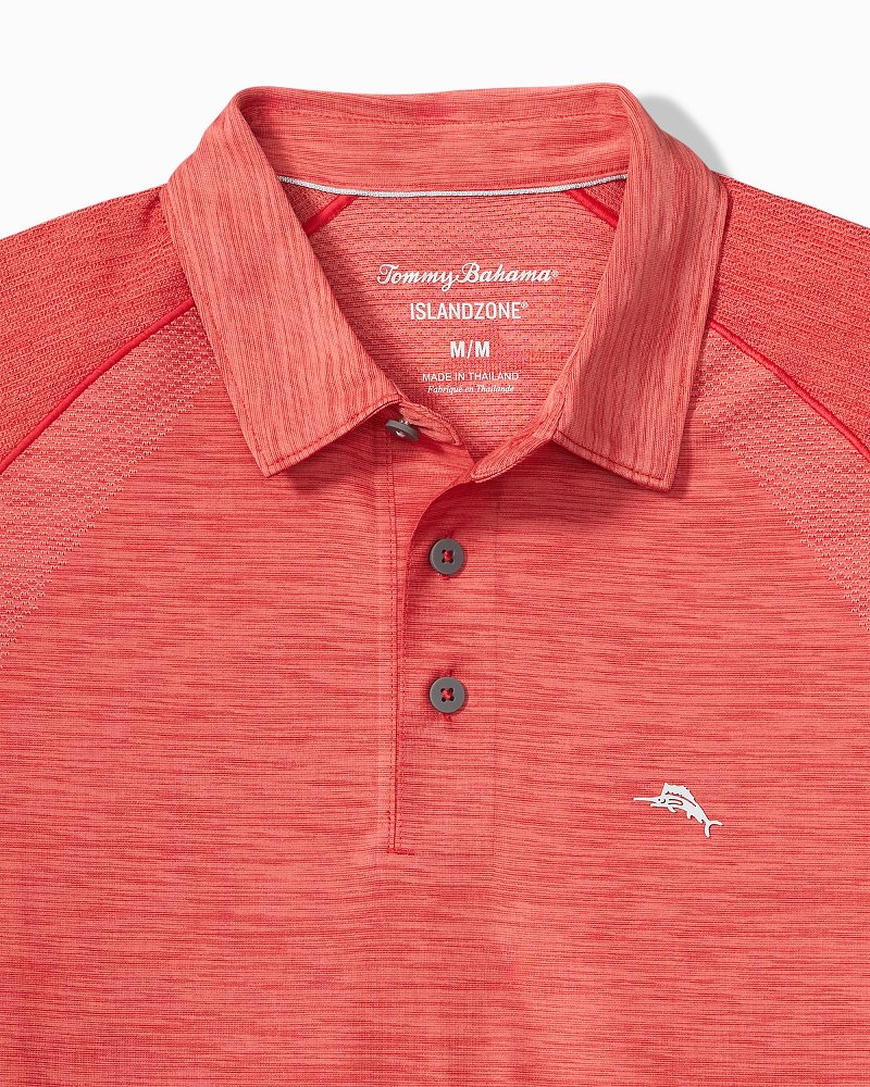 Big &amp; Tall Palm Coast Pro IslandZone Polo - Dark Havana