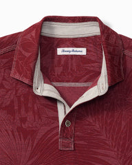 Big &amp; Tall Santiago Paradise Polo - Maroon Berry