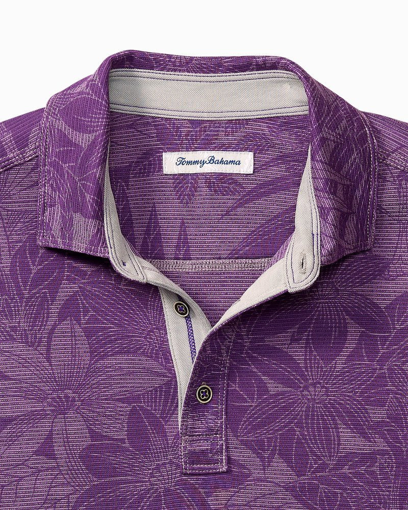 Big &amp; Tall Santiago Paradise Polo - Deep Grape