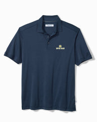 Big &amp; Tall Collegiate Bay Stripe IslandZone Polo - notre_dame