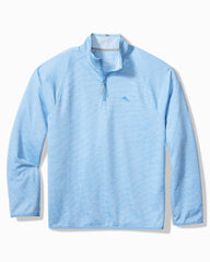 Big &amp; Tall Palm Pro Half-Zip IslandZone Sweatshirt - Blue Expanse