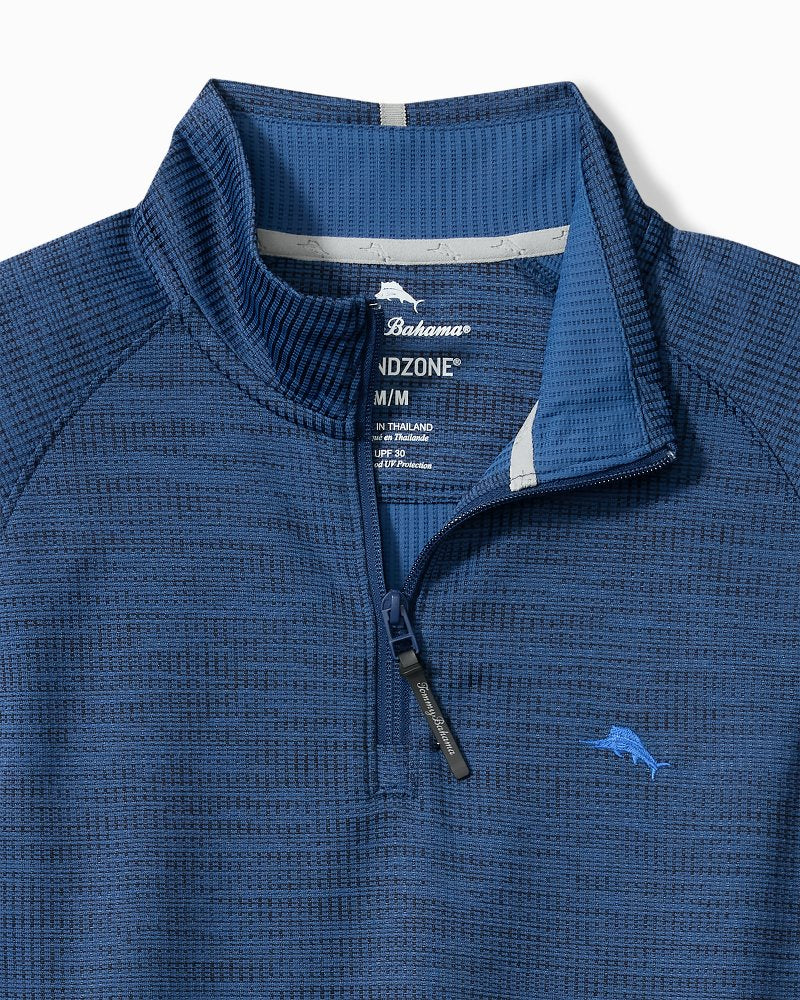Big &amp; Tall Palm Pro Half-Zip IslandZone Sweatshirt - Maritime