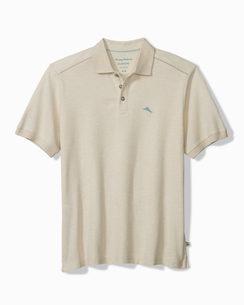 Big &amp; Tall Emfielder Icon Polo - Coconut Heather
