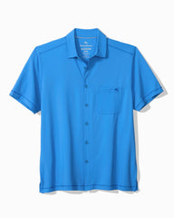 Big &amp; Tall Costa Wave IslandZone Camp Shirt - Med Blueberry