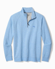 Big &amp; Tall North Port Half-Zip Sweatshirt - Big Sky Blue Heather