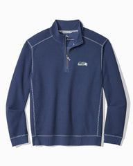 Big &amp; Tall NFL Montego Beach Half-Zip Sweatshirt - seattle_seahawks