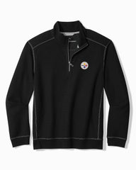 Big &amp; Tall NFL Montego Beach Half-Zip Sweatshirt - pittsburgh_steelers
