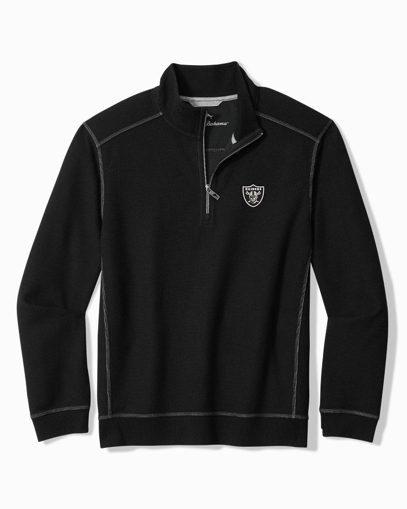 Big &amp; Tall NFL Montego Beach Half-Zip Sweatshirt - las_vegas_raiders