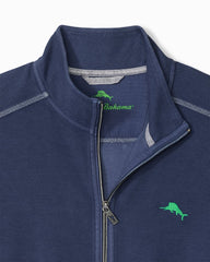 Big &amp; Tall Montego Beach Full-Zip Sweatshirt - Island Navy