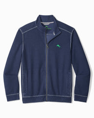 Big &amp; Tall Montego Beach Full-Zip Sweatshirt - Island Navy