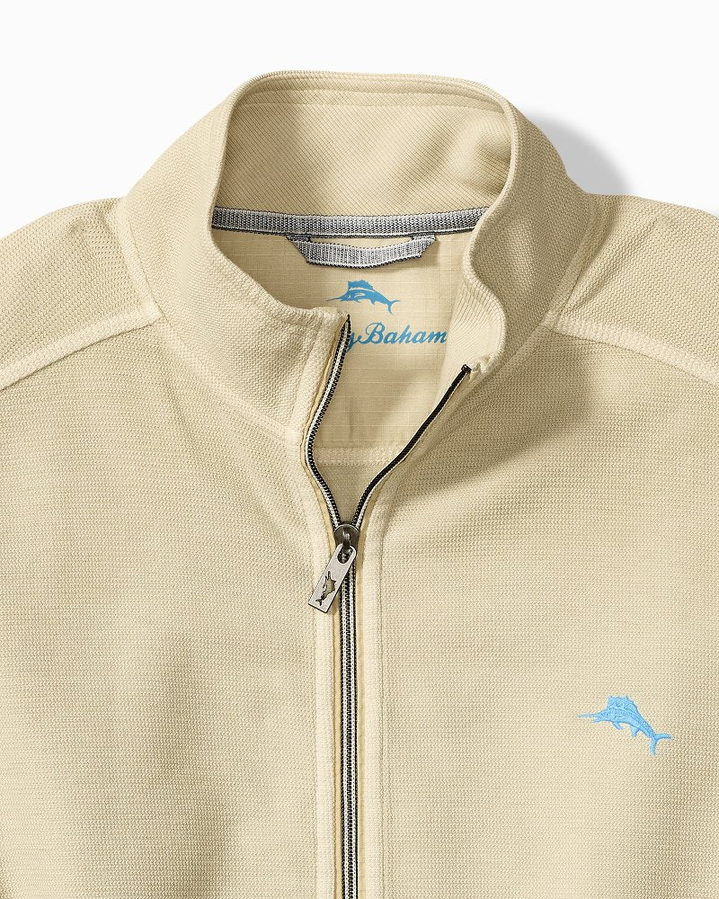 Big &amp; Tall Montego Beach Full-Zip Sweatshirt - Hazy