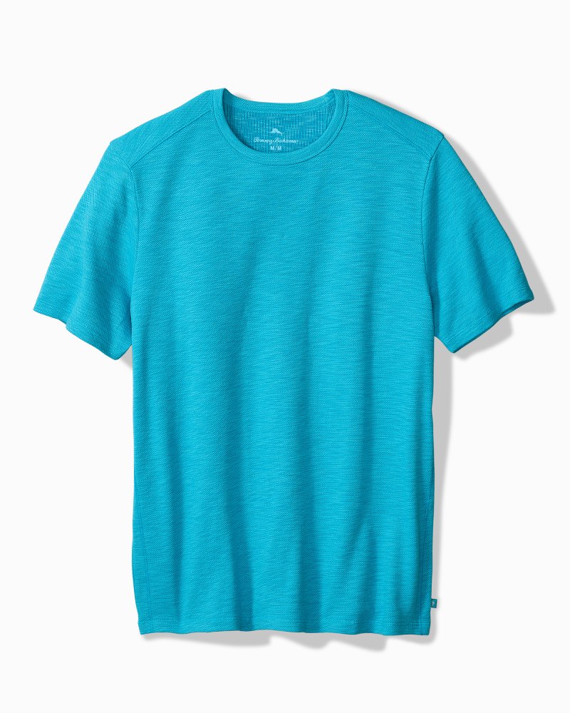 Big &amp; Tall Sand Wave T-Shirt - Light Island Breeze
