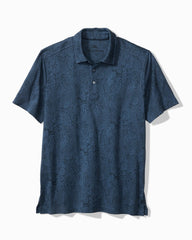 Big &amp; Tall Palisades Paisley Polo - Lake