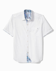 Big &amp; Tall San Lucio Valega Happy Hour Stretch Knit Shirt - White