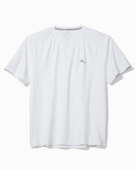 Big &amp; Tall Chill Time Bay IslandZone Short-Sleeve Rash Guard - Bright White