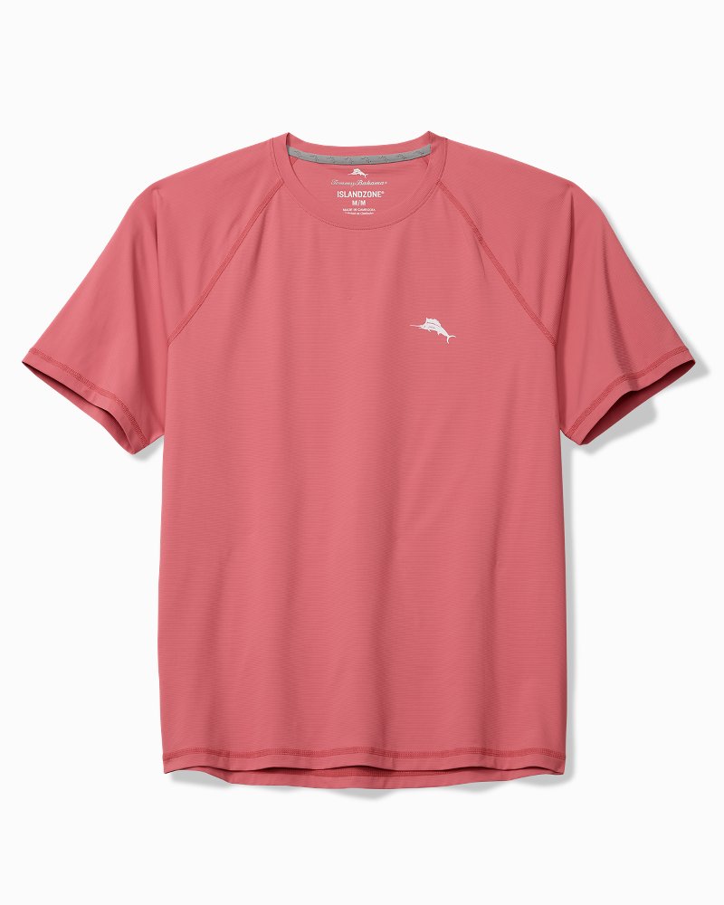 Big &amp; Tall Chill Time Bay IslandZone Short-Sleeve Rash Guard - Forever