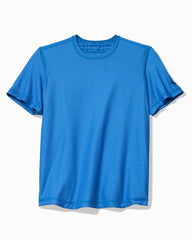 Big &amp; Tall Wave Break Reversible Crew IslandZone T-Shirt - Bering Blue
