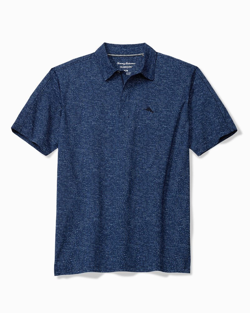 Big &amp; Tall Palm Dunes IslandZone Polo - Bering Blue