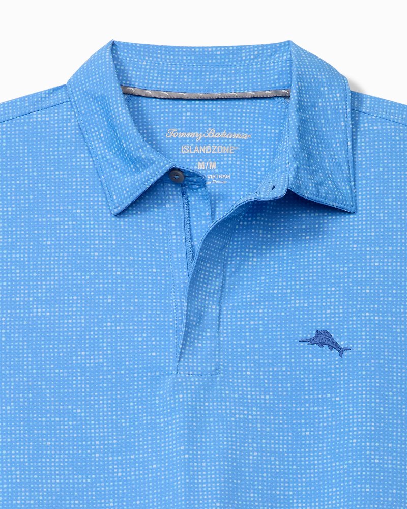 Big &amp; Tall Palm Dunes IslandZone Polo - Blue Lapis