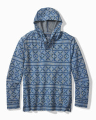 Big &amp; Tall Diamante Dunes Baja Hoodie - Infinity Sky