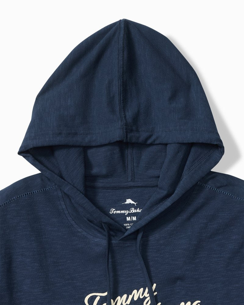 Big &amp; Tall Shady Haven Lux Hoodie - Island Navy