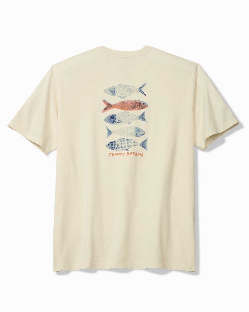 Big &amp; Tall Sardinia Soiree Graphic T-Shirt - Vanilla Ice