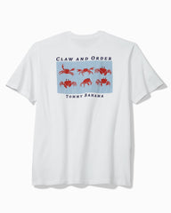 Big &amp; Tall Claw &amp; Order Graphic T-Shirt - White