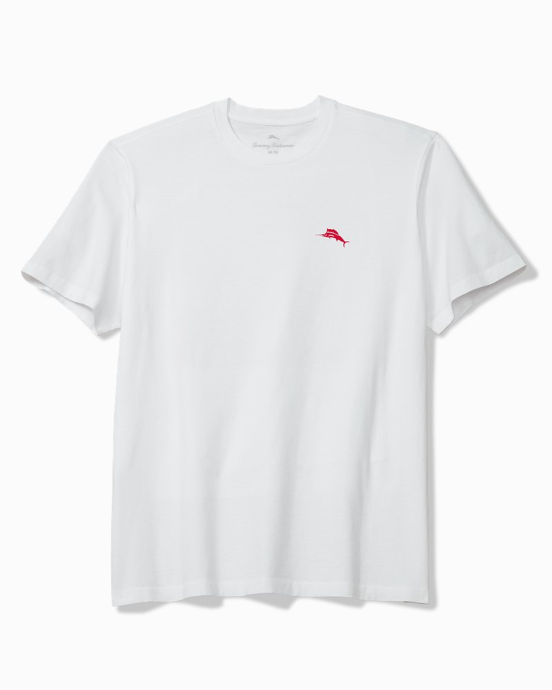 Big &amp; Tall Grill &amp; Chill Graphic T-Shirt - White