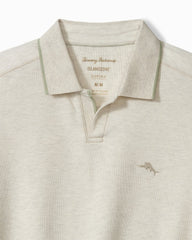 Big &amp; Tall Emfielder Johnny Collar IslandZone Polo - Arctic Wind Heather