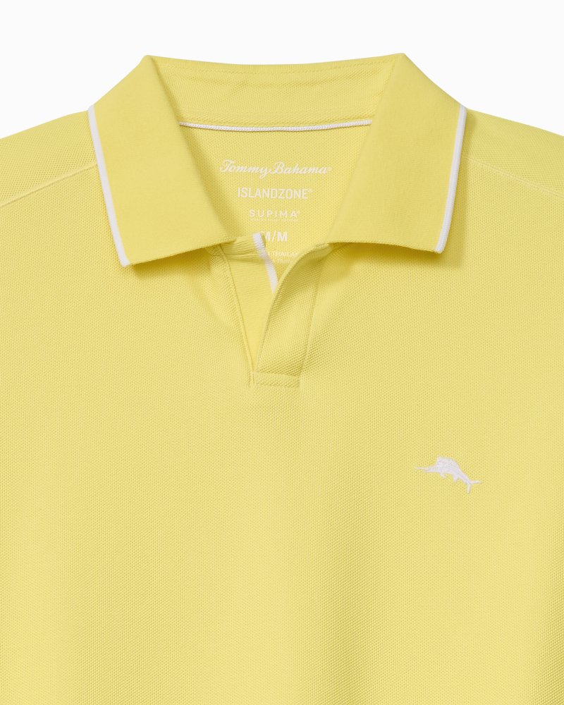 Big &amp; Tall Emfielder Johnny Collar IslandZone Polo - Monet Moonrise