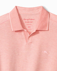 Big &amp; Tall Emfielder Johnny Collar IslandZone Polo - Passion Peach Heather