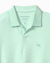Big &amp; Tall Emfielder Johnny Collar IslandZone Polo - Pale Opal Heather