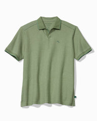 Big &amp; Tall Emfielder Johnny Collar IslandZone Polo - Baby Fern Heather