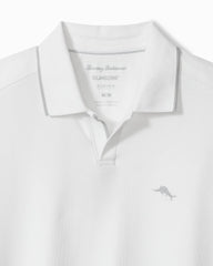 Big &amp; Tall Emfielder Johnny Collar IslandZone Polo - Bright White
