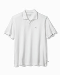 Big &amp; Tall Emfielder Johnny Collar IslandZone Polo - Bright White