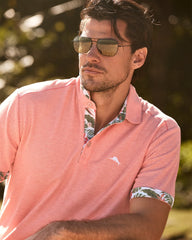 Big &amp; Tall Wild Grove Five O'Clock IslandZone Polo - Fusion Heather
