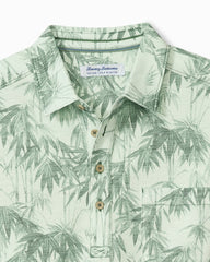 Big &amp; Tall San Lucio Tides Bamboo Stretch Knit Polo - Oxidize Metal