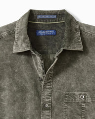 Big &amp; Tall Coastline Cord Stretch Sun Fade Shirt - Noble