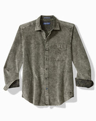 Big &amp; Tall Coastline Cord Stretch Sun Fade Shirt - Noble