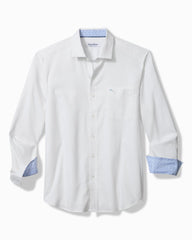 Big &amp; Tall Sarasota Stretch Ventura Coast IslandZone Shirt - White
