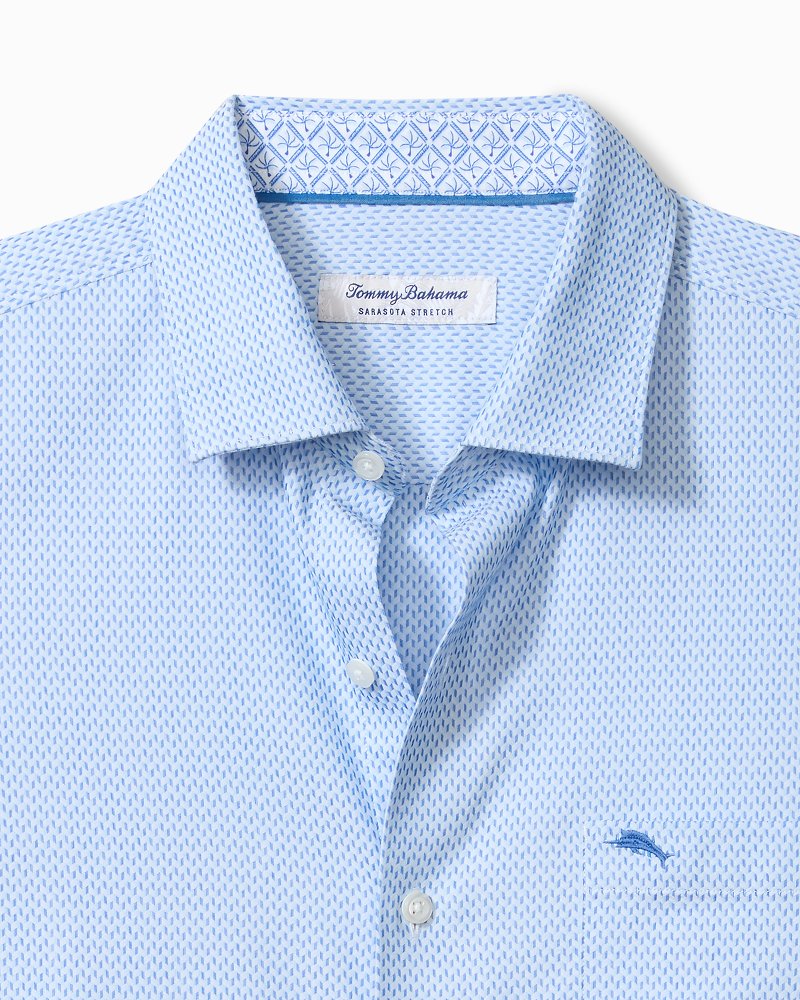 Big &amp; Tall Sarasota Stretch Ventura Coast IslandZone Shirt - Vacation Blue